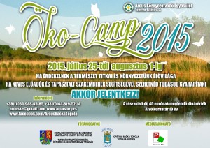 Öko-camp 2015- plakát